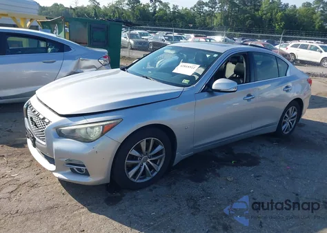 2014 Infiniti Q50 Premium из США, поврежденный, VIN JN1BV7AR1EM688352